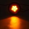 2 Stück LED-Bremslicht für Auto 12V Retro Runde Nebelschlussleuchte 16-LED-Rücklicht für Anhänger