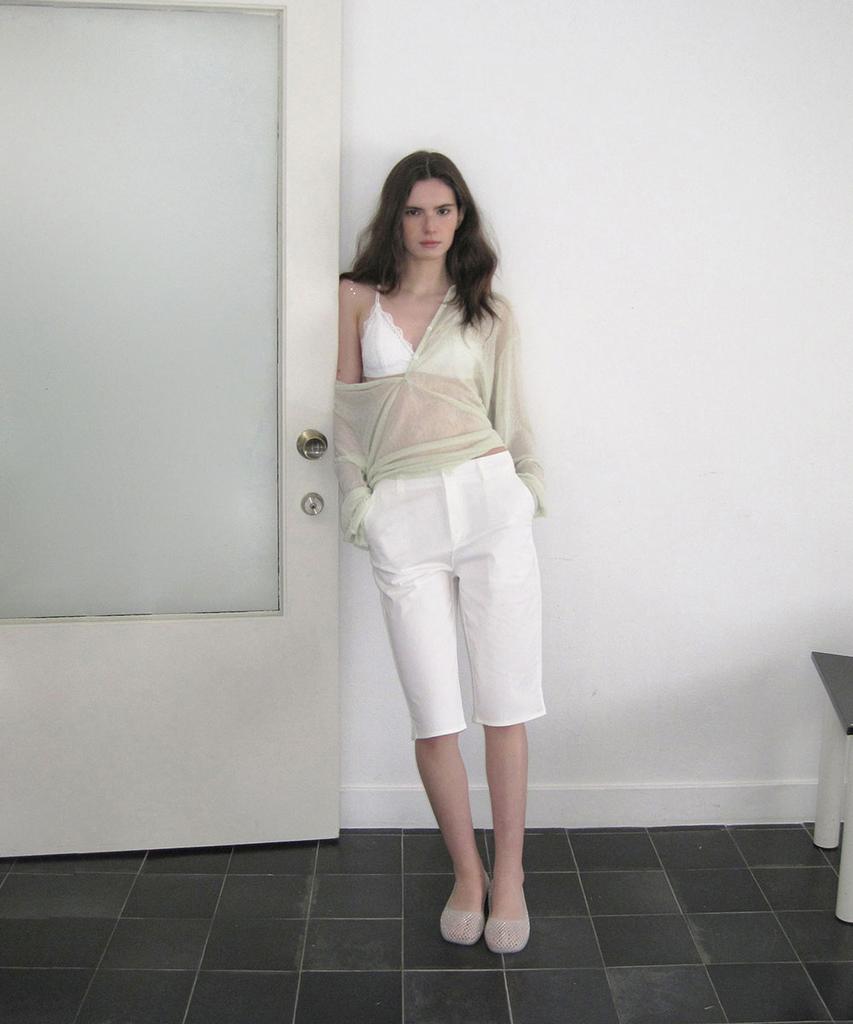 Eopaeleolakaibeu Veil Sheer Layered Knit - Mint