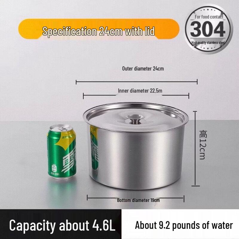 304 Stainless Steel Seasoning Jar with Lid