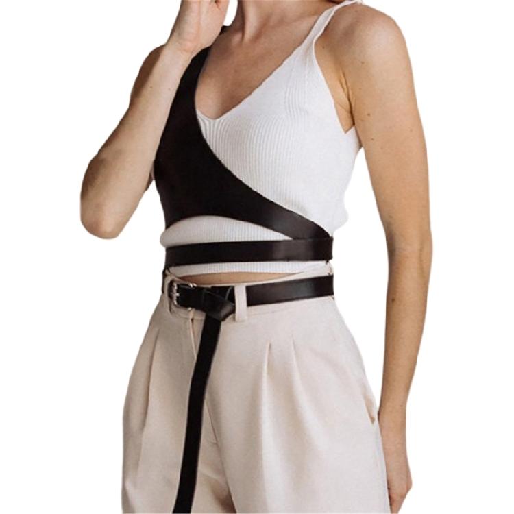 

Гарячий Дівчачий Ремінь Ковбойський Декоративний Пояс на Талію Харадзюку Сексуальний для Джинсів Суконь 1 чорний