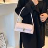Bag Women's Bag 2025 New Simple Fashion Embossed Women's Shoulder Bag Premium Underarm Bag Small Square Bag
