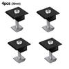 4Pcs Solar Panel Bracket Fixing PV End Clamp Middle Clamp Mounting 30mm/35mm Black