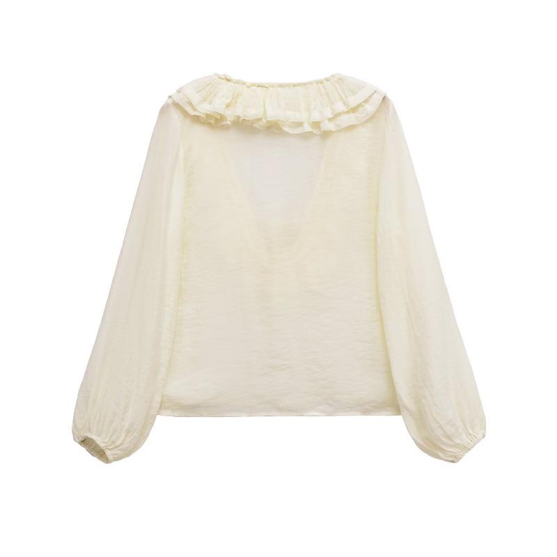 Autumn 2025 Stylish Loose-Fit Casual Niche Shirt Top