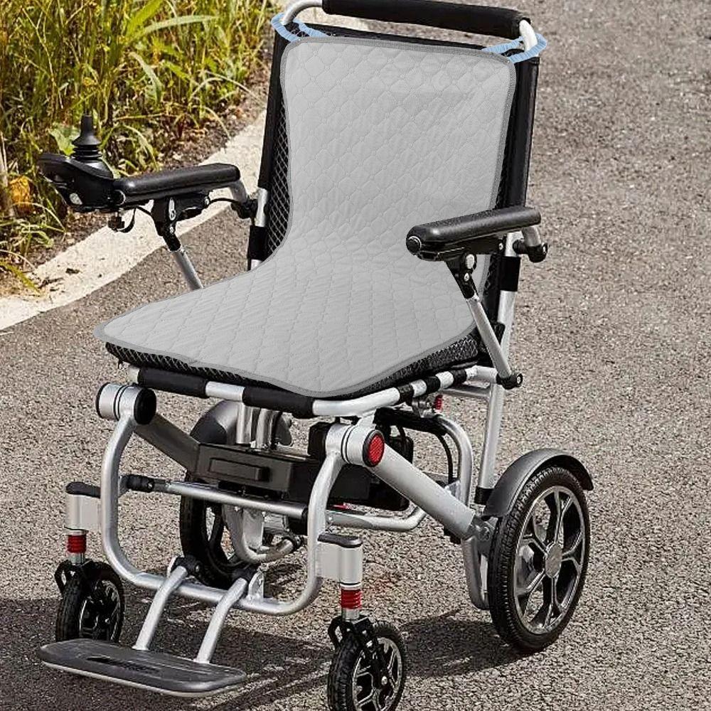 Water Absorbent Wheelchair Incontinence Pad Anti-Slip Seat Cover for Seniors