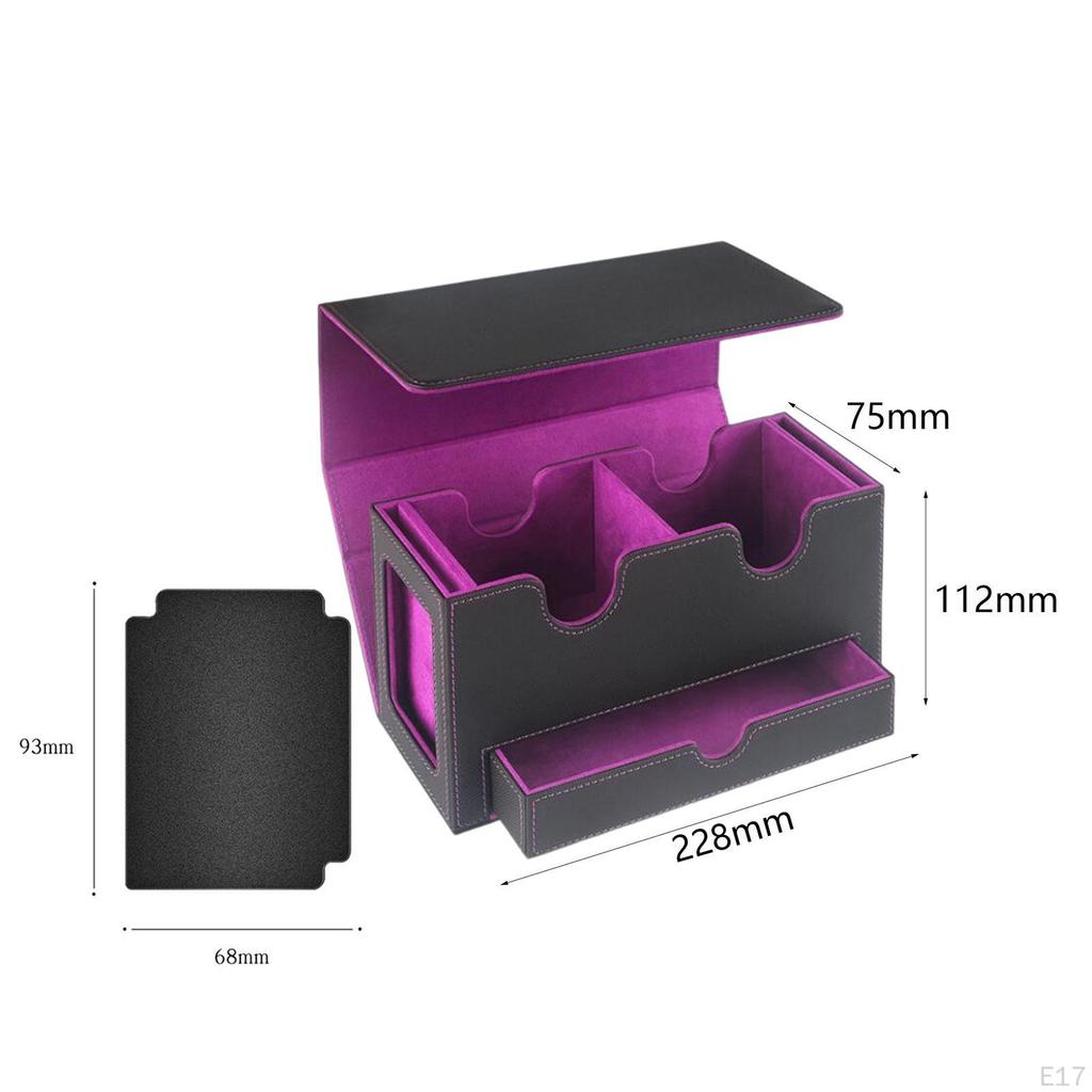 Card Deck Box for Organizing 320+ Cards - Stylish Storage Solution
