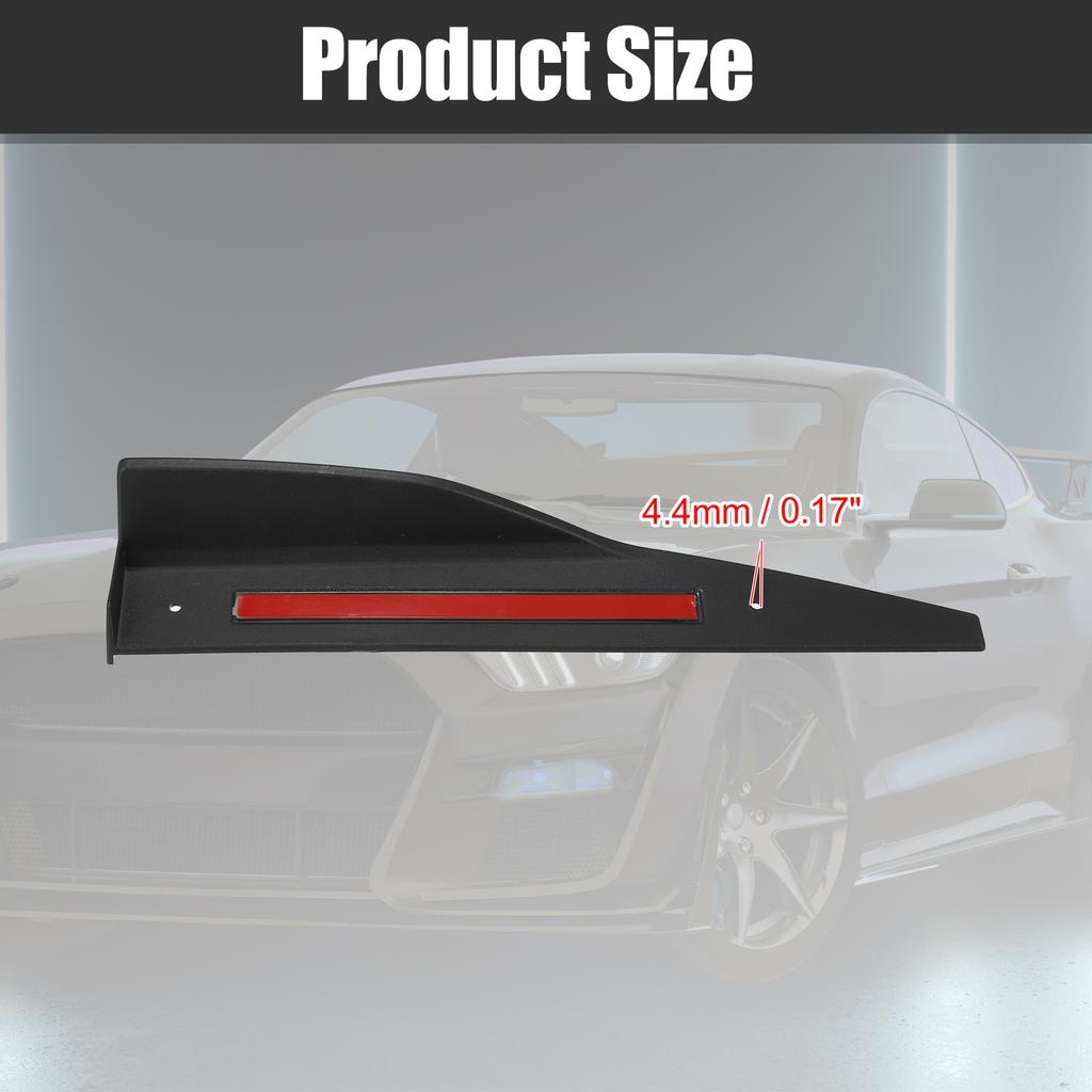 2 BUC Negru Modificat Vârf de Margine Laterală Aripioară Mică Pasager Lateral pentru Ford pentru Mustang Road 2015 2016 2017 2018 2019 Apărătoare de Noroi