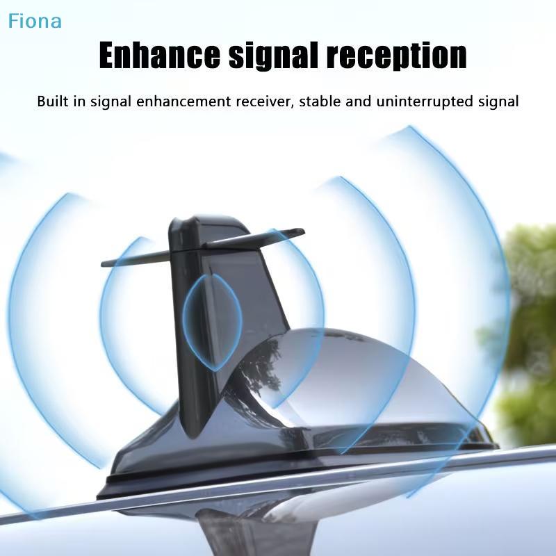 Car Shark Fin Antenna Cover, Decorative Fake Shark Fin Antenna with Universal Fit for Auto Exterior Styling