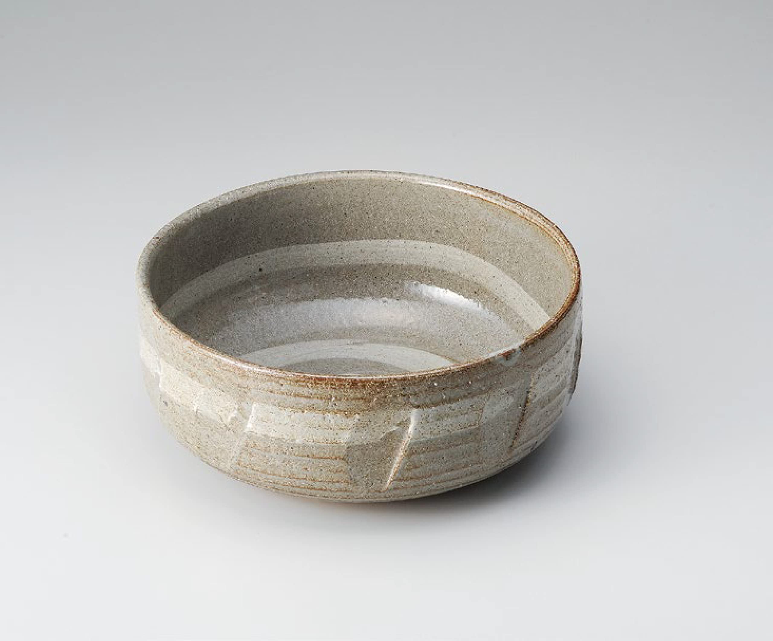 

Yamashita Craft White Ash Glazed Dora Bowl 18-1-286
