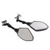 Rear View Mirrors with LED Turn Signals Universal Motorcycle Indicator Left and Right Replacement for Ducati