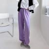 New Arrivals Open Run Spring Joggers Colorful Waist Tie