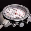 Megir Original Quarz Männer Uhr Edelstahl Business Handgelenk Uhren Uhr Männer Große Zifferblatt Wasserdicht Leucht Relogio Masculino