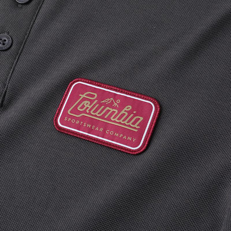 Columbia Solid Color Casual Moisture-Wicking Breathable Quick-Dry Short Sleeve Polo Shirt Men tops Gray AE3150-012