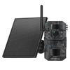 New 4G Solar-Powered Camouflage Hunting Camera with GPS & Infrared Monitoring