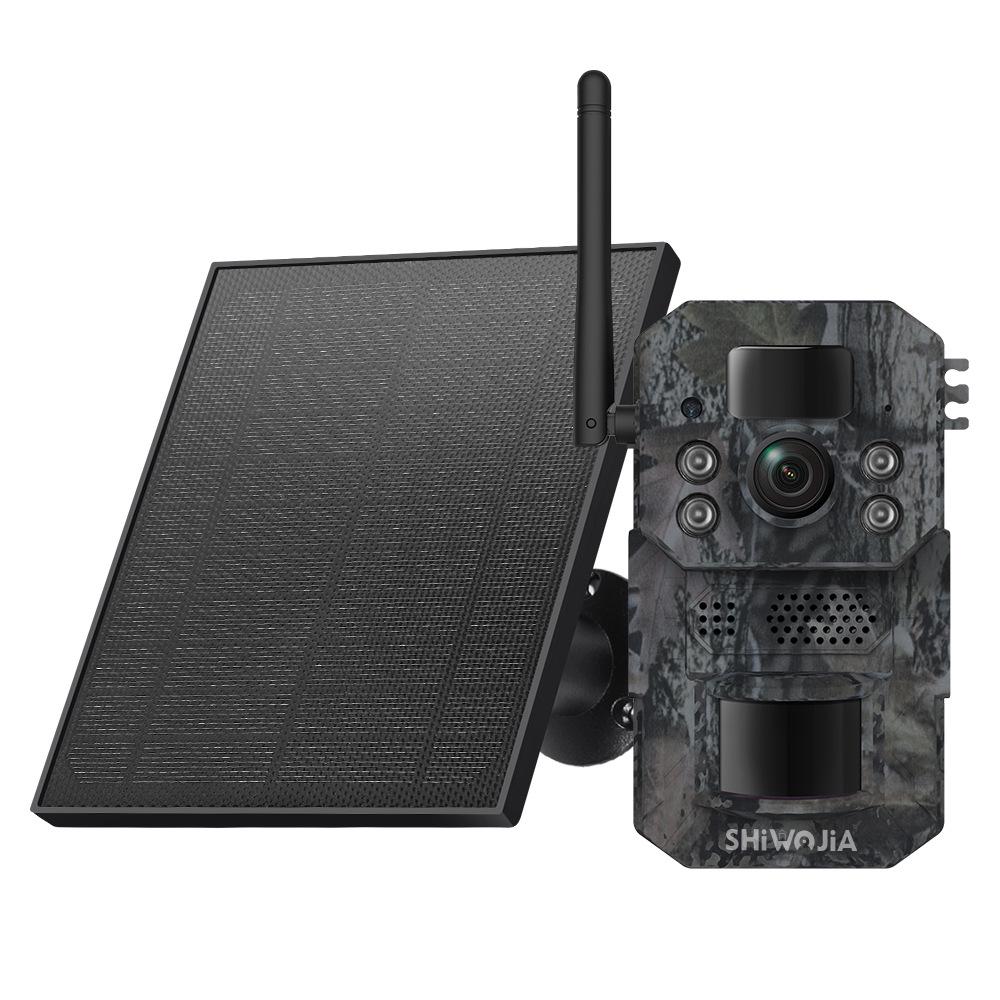 New 4G Solar-Powered Camouflage Hunting Camera with GPS & Infrared Monitoring