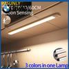 Cabinet Light USB Rechargeable Motion Sensor Led Three Colors In One Lamp For Kitchen Wardrobe Indoor Lighting 10/20/30/40/50cm