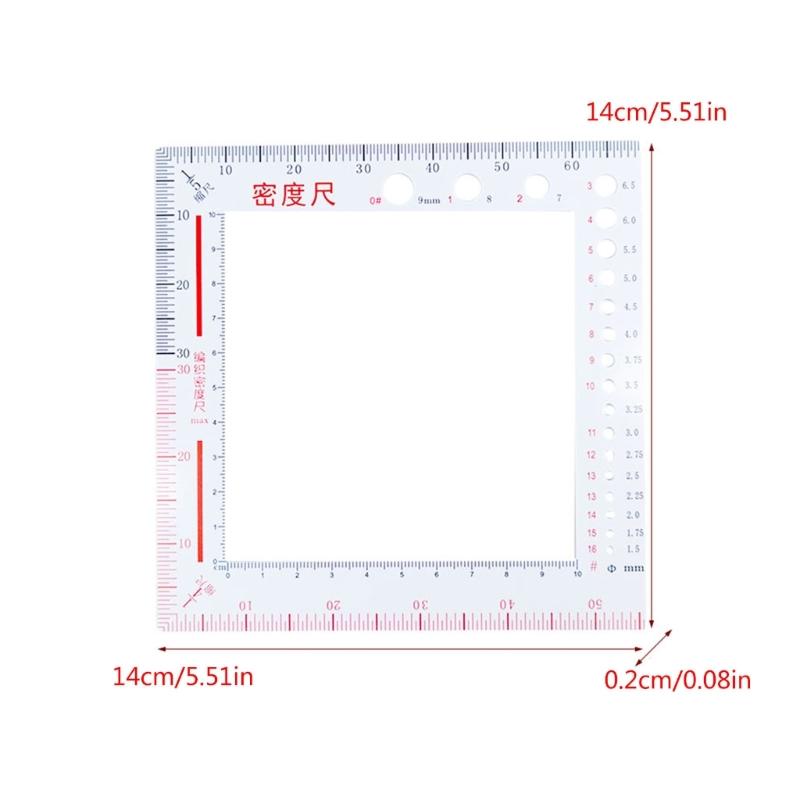 Acrylic Patchwork Ruler Multifunctional Sewing Ruler Cutting Ruler Quilting Ruler Sewing Supplies for Craft Enthusiasts