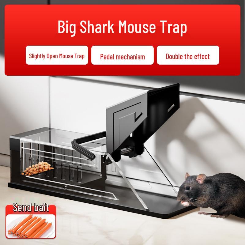 Automatic Mouse Trap Cage: Efficiently Capture and Repel Rodents