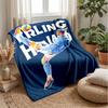 Game Theme Blanket Soft Flannel Blanket Plush Throw Blanket Cozy Sofa Bed Blanket for Home Decor