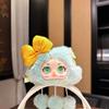 Vinyl Face Cute Cloud Plush Doll Keychain Pendant Fashion Backpack Decor for Teen Girls Boys Graduation Small Gift
