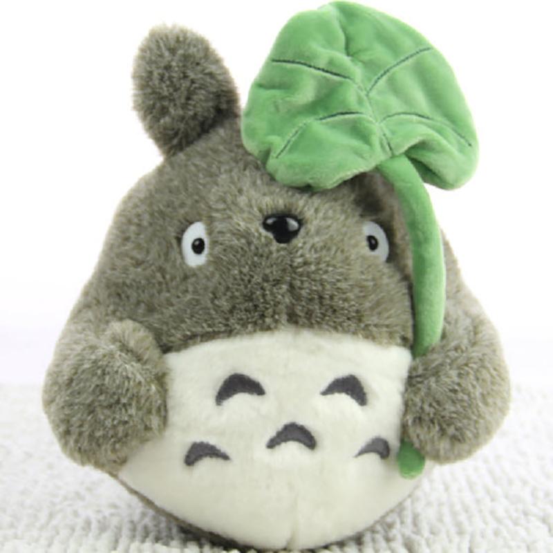 My Neighbor Totoro With Lotus Leaf Plush Doll Toys Soft Stuffed Plush Pillow Toy For Kids Birthday