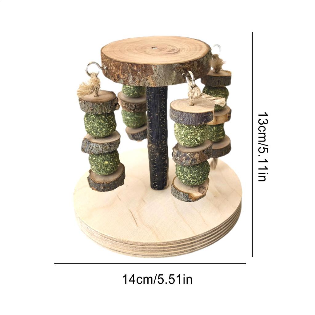 Toys For Hamsters Wooden Natural Teething Treats Hamster Chew Toys For Teeth Grinding Small Animals Mice Gerbil Chinchilla