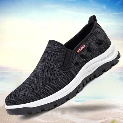 Cloth Shoes Men's Summer Autumn Shoes Breathable and Lightweight Mesh Sports Casual Running Shoes Outdoor Travel Shoes