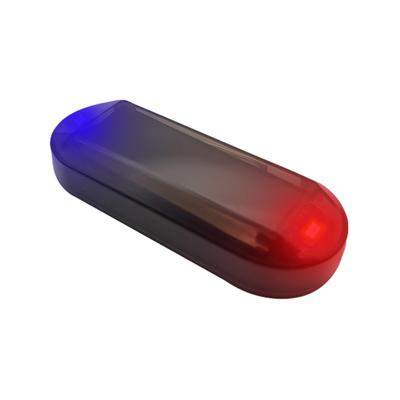 Fake Car Warning Lights, Fake LED Flashing Motorcycle Alarm Solar Powered, Universal Car