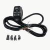 3 In 1 Electric Bike Scooter Switch Headlight Turn Signal Horn Switch 36V / 48V ON/OFF Control Switch Waterproof for E-Bike