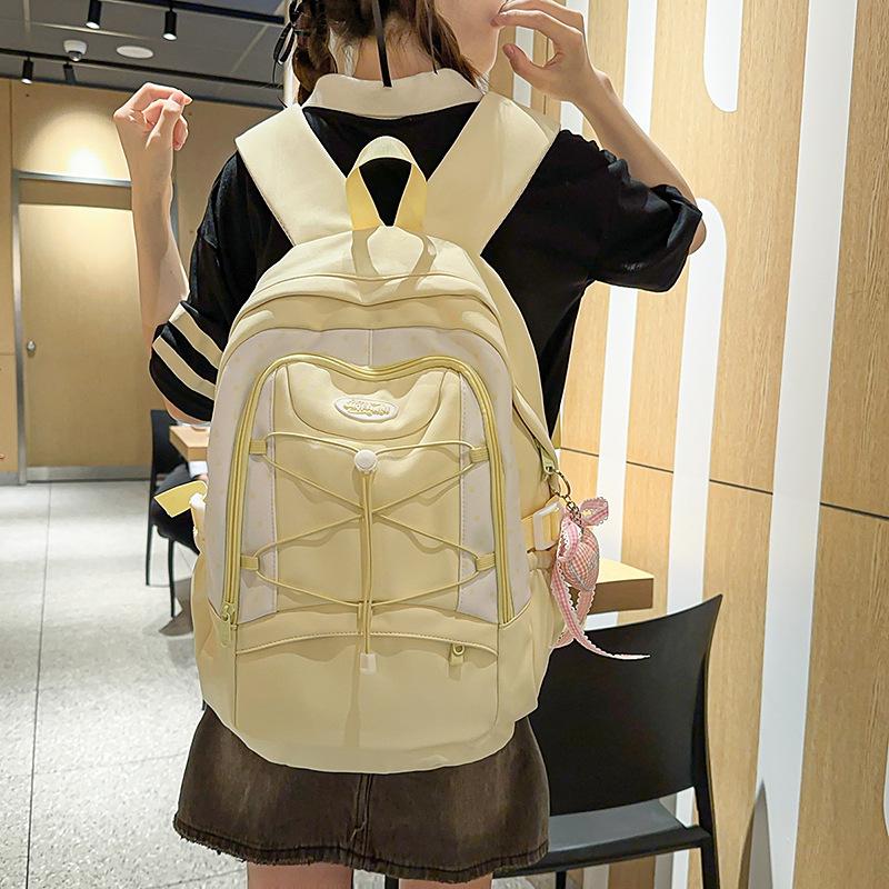 junior high school students, large-capacity travel mountaineering backpack ins trendy versatile backpack for women