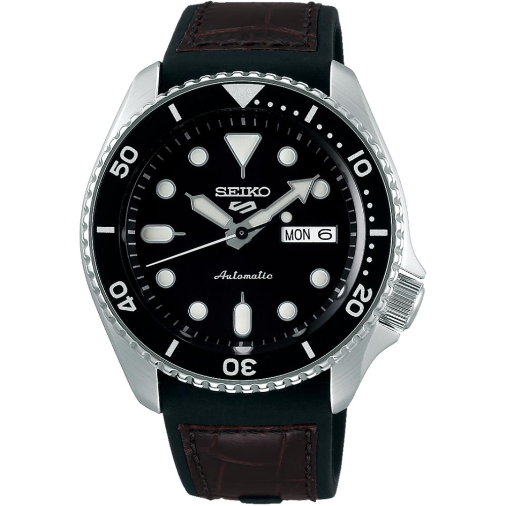 Seiko 5 Sports SRPD55K2 Melns ciparnīca