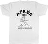 Apres Ski Unisexs TShirt Snow Lovers Club Skiing Tee Gift