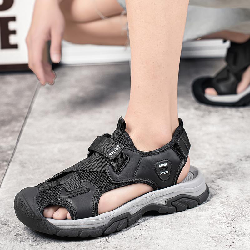 Módní letní venkovní sandály pro muže Prodyšné turistické boty Voda Pláž Pánské sandály Kempování Horolezectví Aqua Tenisky