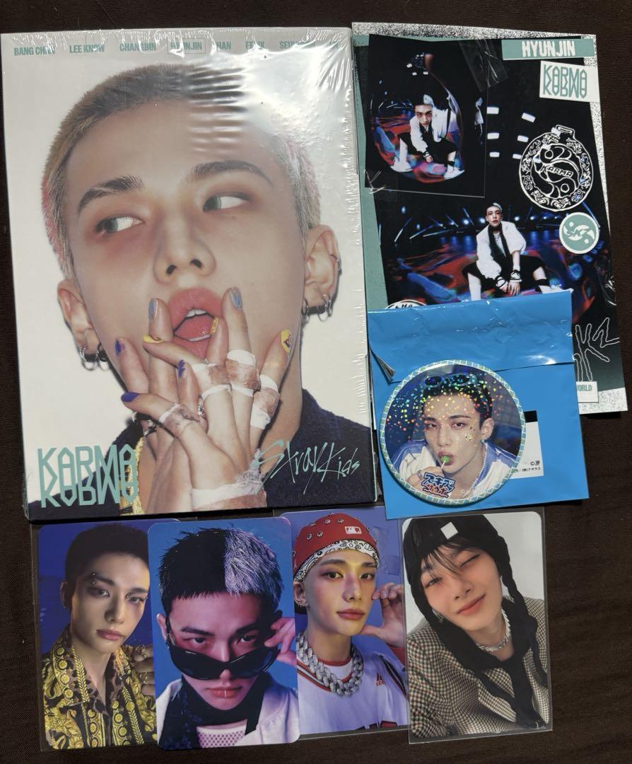 

[USED] StrayKids Hyunjin KARMA Stray Kids Sauna Can Badge