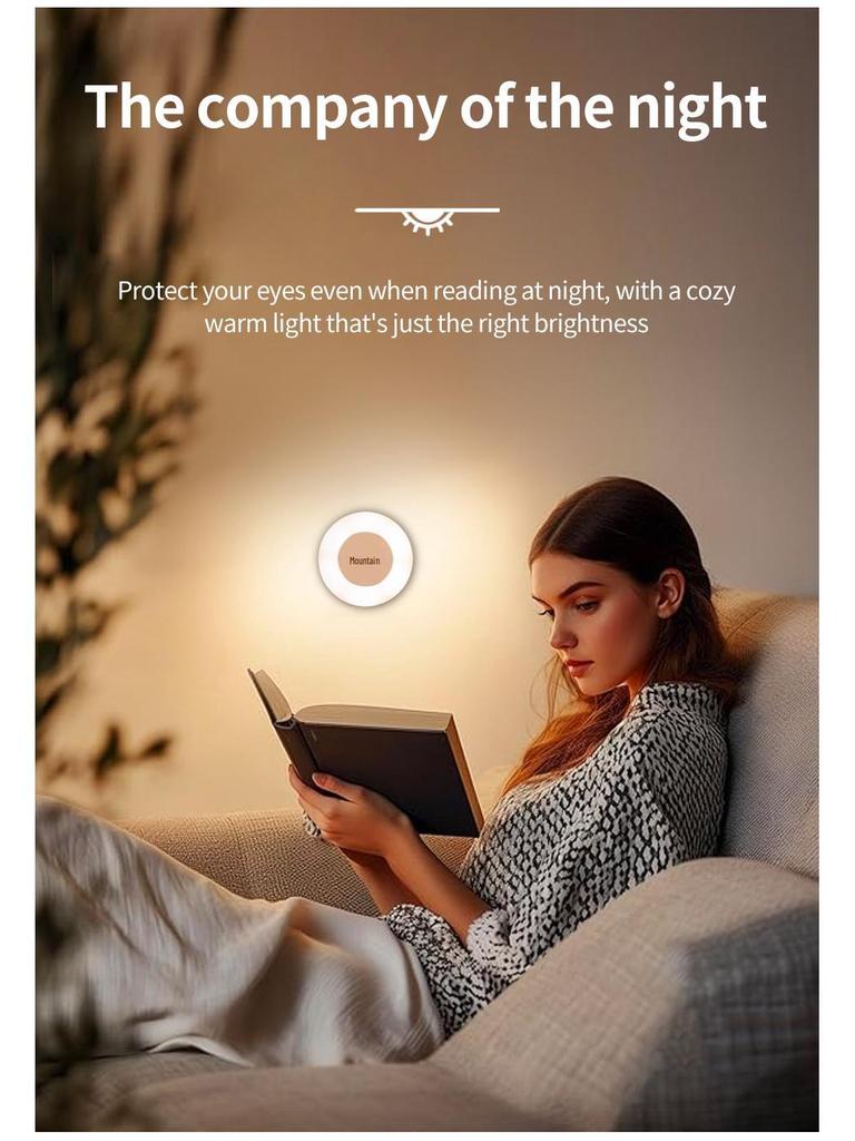 Touch-Sensing LED Night Light: Energy-Saving Bedside Lamp for Bedroom and Baby Feeding