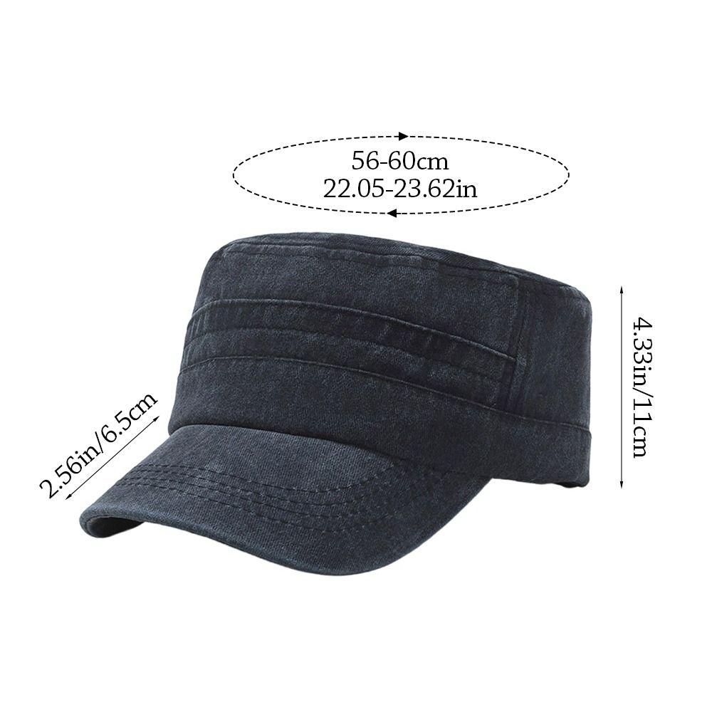 Fashion Anti-UV Fishing Hat Cotton Retro Baseball Cap Outdoor Sunscreen Casual Peaked Cap Men Women