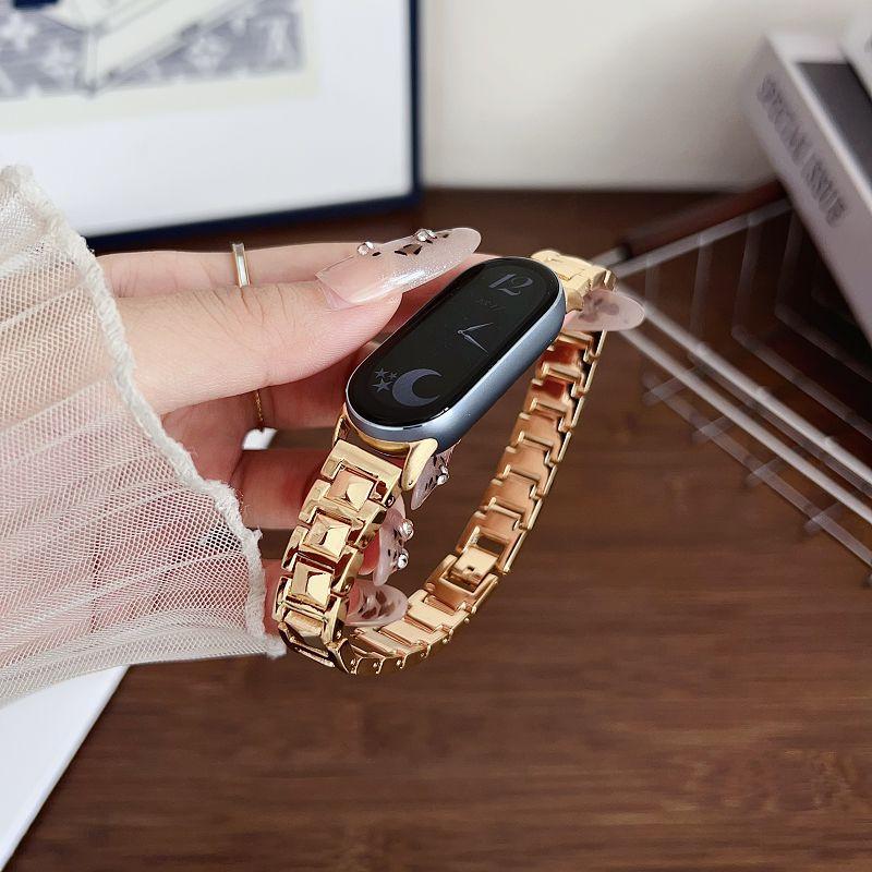 Metal Watch Band for Mi Band 10 9 8 Straps for Miband 8Pro 9Pro Bracelet Accessories