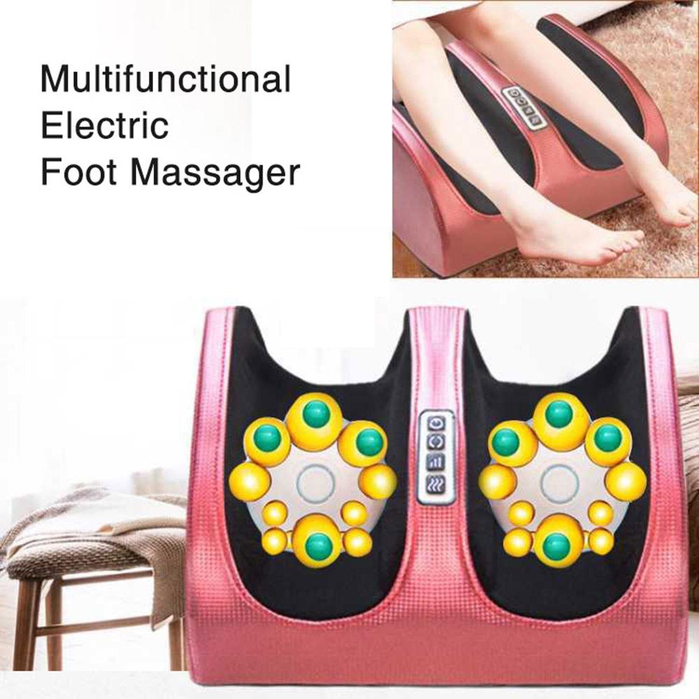 Varm Kompresjon Elektrisk Fotmassasjeapparat Varmeterapi Shiatsu Kneterulle Muskelavslapning Smertelindring Fotspa Maskiner