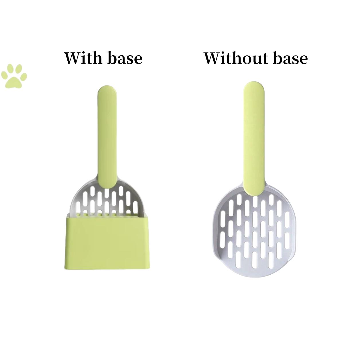

Cat Litter Scoop Plastic Cat Litter Shovel With Base Self Cleaning Cat Litter Box Shovel Kitten Toilet Clean Tools Cat Supplies Without Base