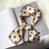 Print Flower Small Scarf For Women Handle Bag Ribbons  Fashion Head Scarf Small Long Skinny Scarves  Headbands
