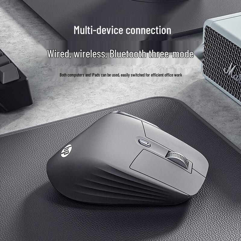 HP Professor 1 Ergonomic Tri-Mode Wireless Mouse Set