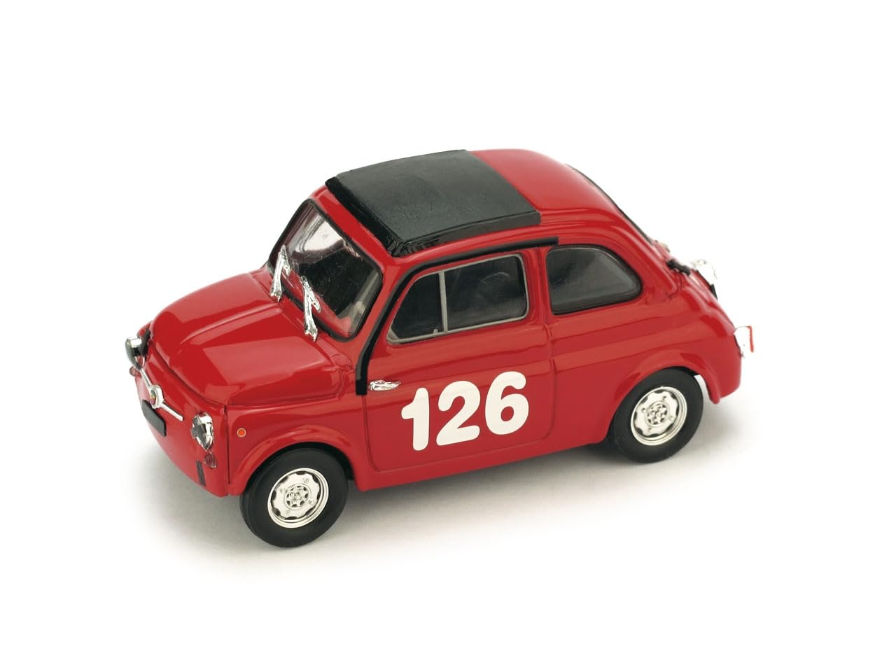 Brumm 1/43 Fiat Abarth 595 1965 BRUMM PREMIO CAMPAGNANO #126 R. Пинто