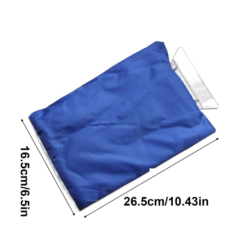 

Скребки для льда и снежные щетки Водонепроницаемые скребки для льда Снежные щетки Тонкие и компактные Теплая варежка-скребок для льда на Рождество, день рождения синий