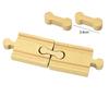 Non-Toxic Wooden Track Connecting Head Tail Train Fixer Railway Accessories Fit Brio Wooden Track Educational Toys For Children Kids