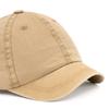 Summer Short Brim Baseball Cap Retro Solid Color Cotton Cap Men Sun Hat