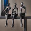 Handmade Abstract Figure Resin Craft Shelf Decors For Living Space Workstations Aesthetic Display Ornamentations