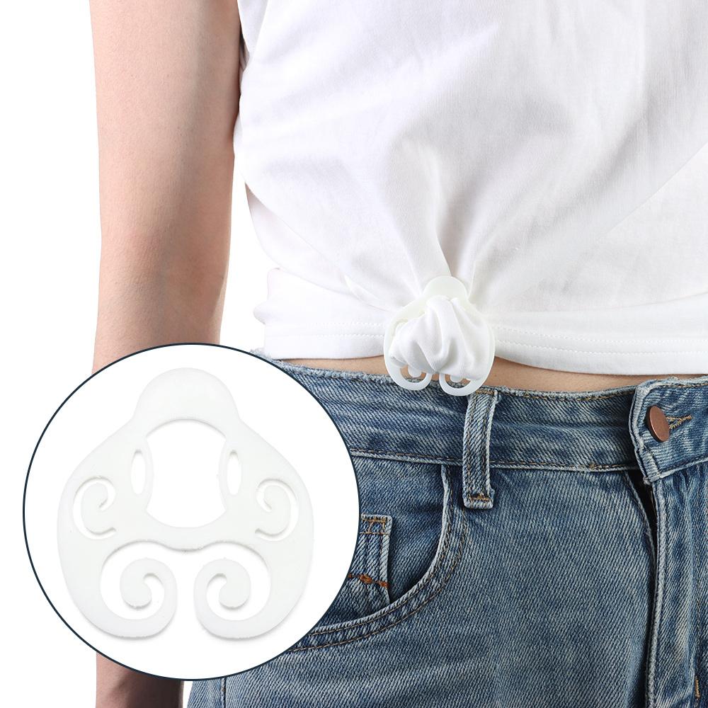 Fixed Buckle T-Shirt Tie Clips Decorative Buckle Clothing Shirt Clip  for T-shirt