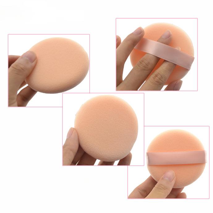 Women's Oval Makeup Sponge Powder Puff Skin Color Dry and Wet Dual Use Air Cushion Cosmetic Foundation Sponge Puff Beauty Tools