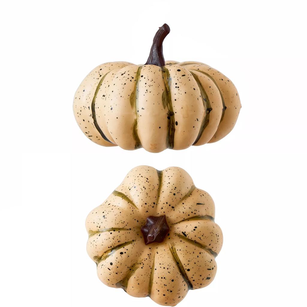 2 SZT. Sztuczne Dynie Realistyczna Symulacja Mieszane Dynie Sztuczne Dynie na Festiwal Halloween Święto Dziękczynienia Jesienne Żniwa Dekoracja Domu Halloween