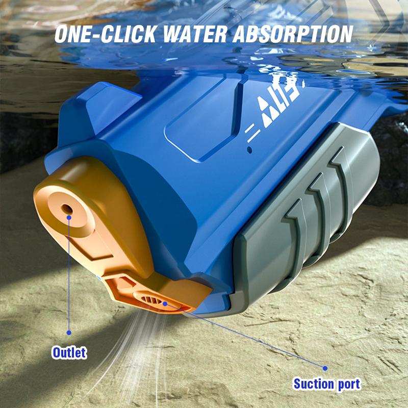 Electric Water Gun Automatic Water Suction Guns LED Shooting Pistol Watergun Outdoor Games Water Pool Beach Toy for Children Boy