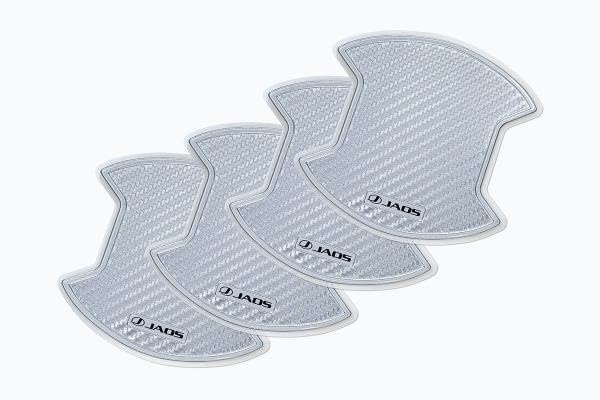 JAOS Door Handle Protector Carbon Style Silver Delica D:5 DIESEL